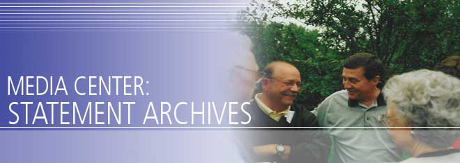 Media Center: Statement Archives